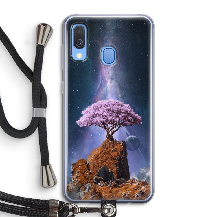 Ambition: Samsung Galaxy A40 Transparant Hoesje met koord