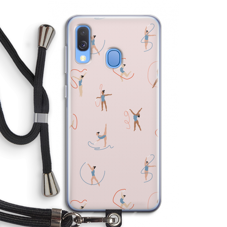 Dancing #3: Samsung Galaxy A40 Transparant Hoesje met koord