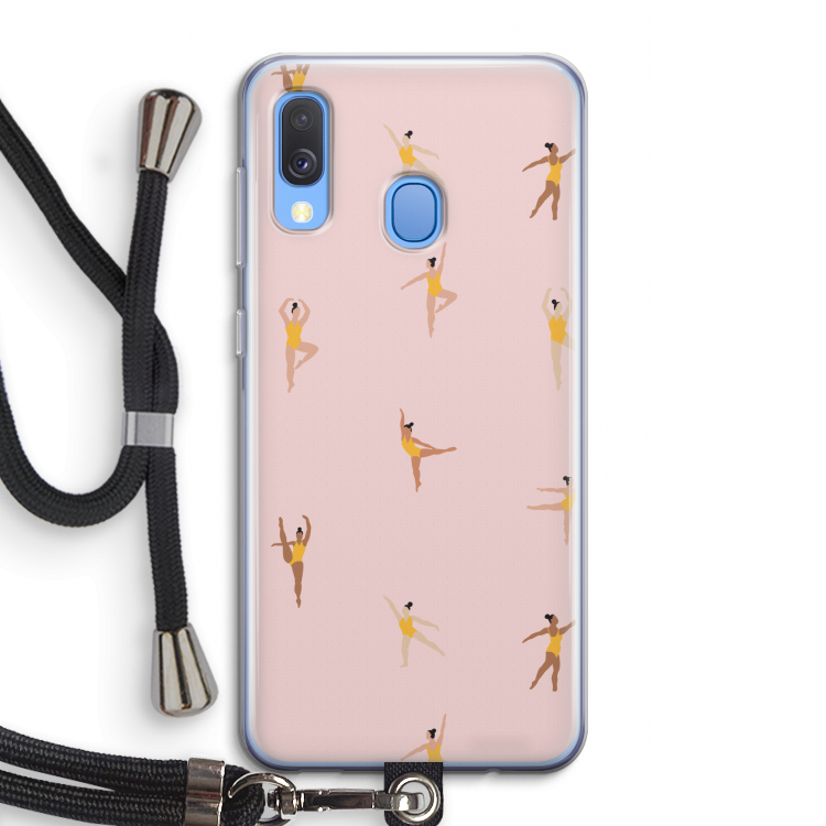 Dans #2: Samsung Galaxy A40 Transparant Hoesje met koord