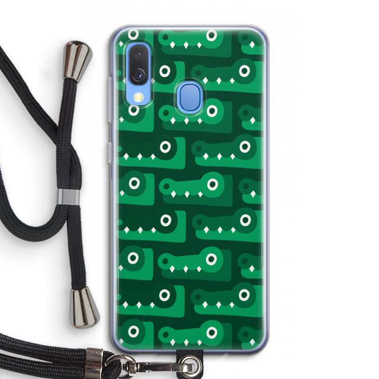 Crocs: Samsung Galaxy A40 Transparant Hoesje met koord