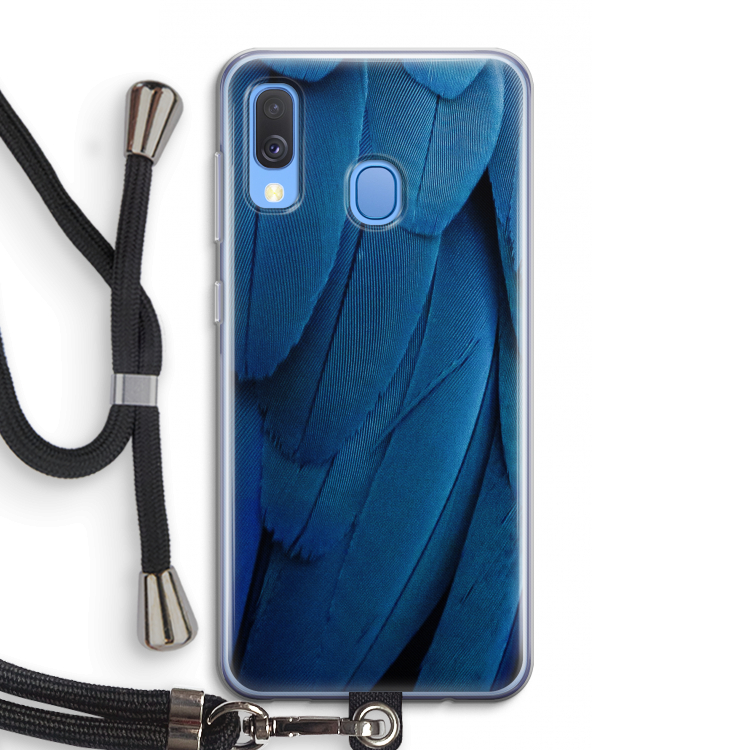 Pauw: Samsung Galaxy A40 Transparant Hoesje met koord