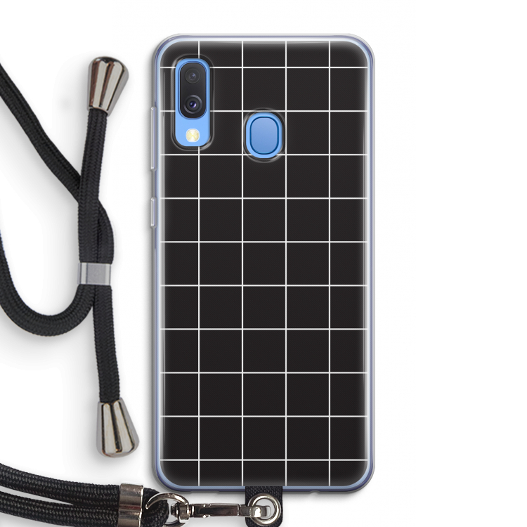 Rooster 2: Samsung Galaxy A40 Transparant Hoesje met koord