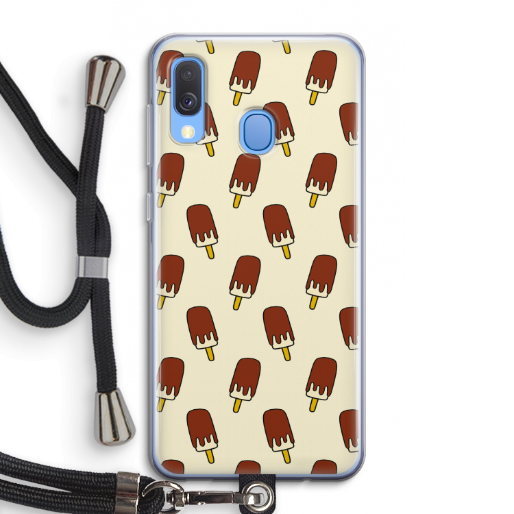 Yummy: Samsung Galaxy A40 Transparant Hoesje met koord