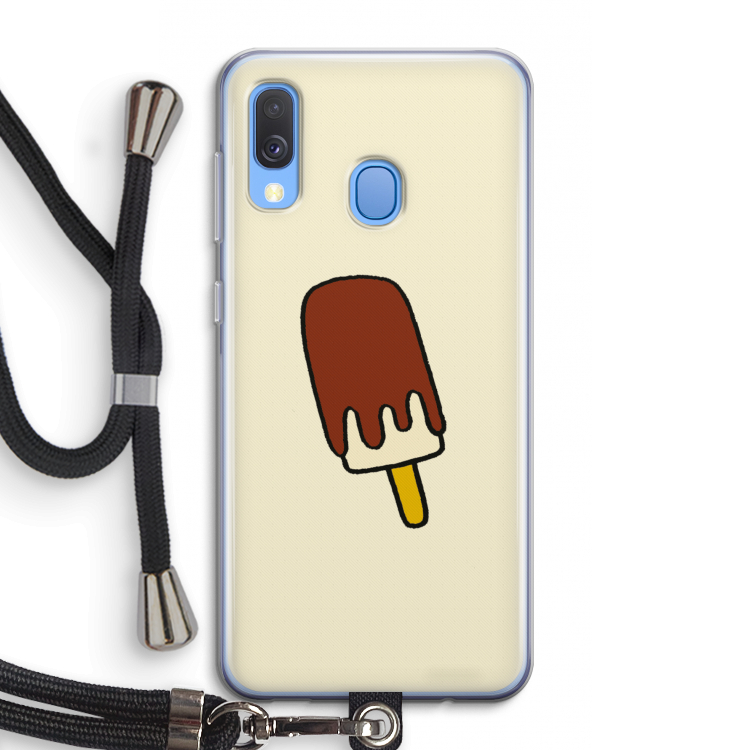 Frisco: Samsung Galaxy A40 Transparant Hoesje met koord