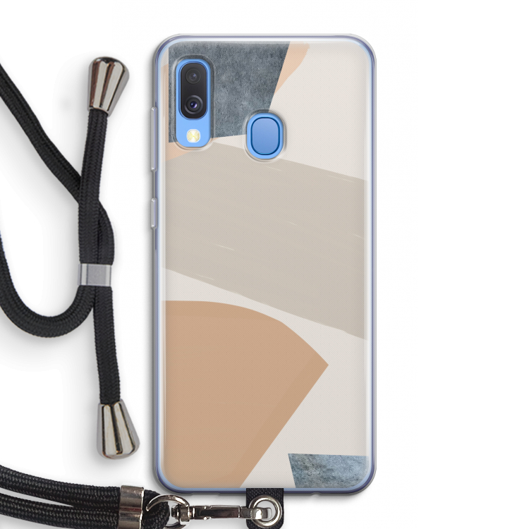 Formo: Samsung Galaxy A40 Transparant Hoesje met koord