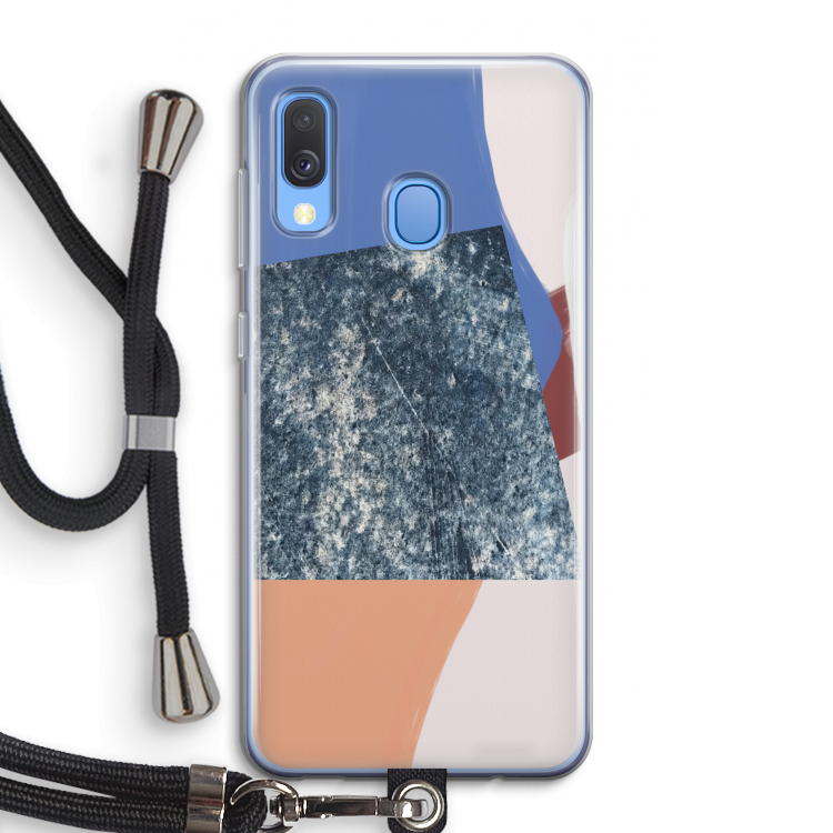 Billy: Samsung Galaxy A40 Transparant Hoesje met koord
