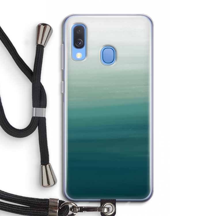 Ocean: Samsung Galaxy A40 Transparant Hoesje met koord