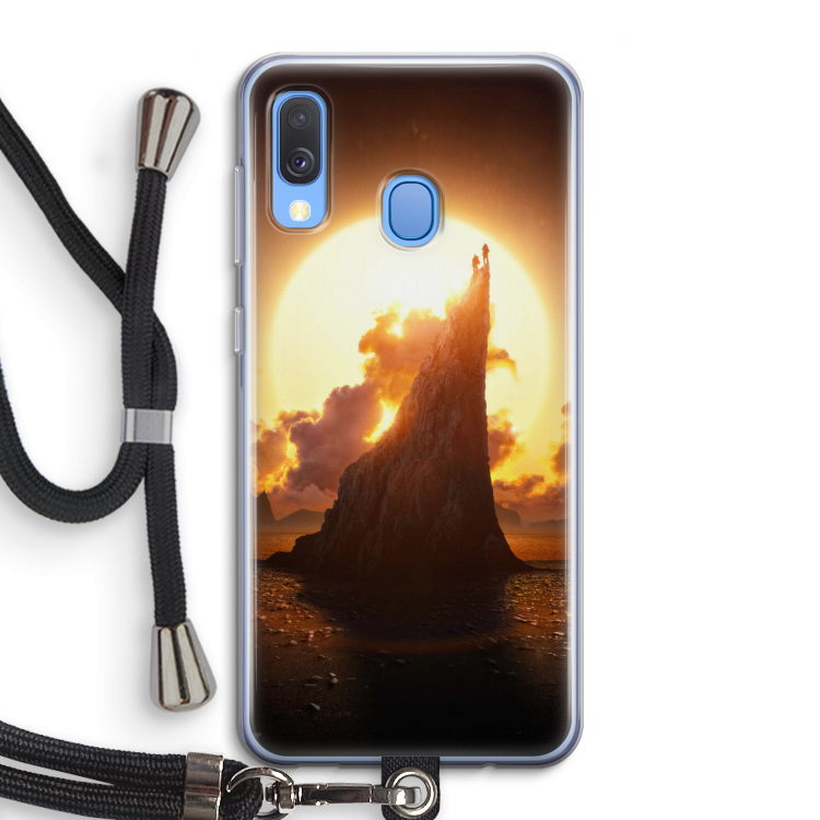 Children of the Sun: Samsung Galaxy A40 Transparant Hoesje met koord