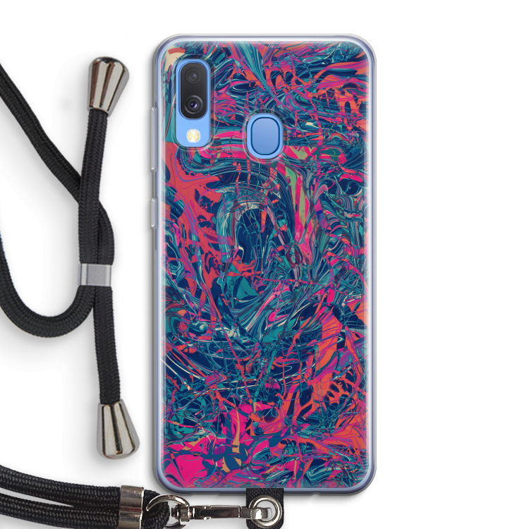 Sleeping Dreams: Samsung Galaxy A40 Transparant Hoesje met koord