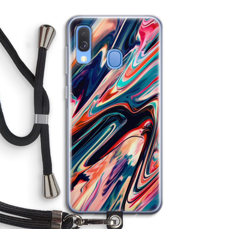 Quantum Being: Samsung Galaxy A40 Transparant Hoesje met koord