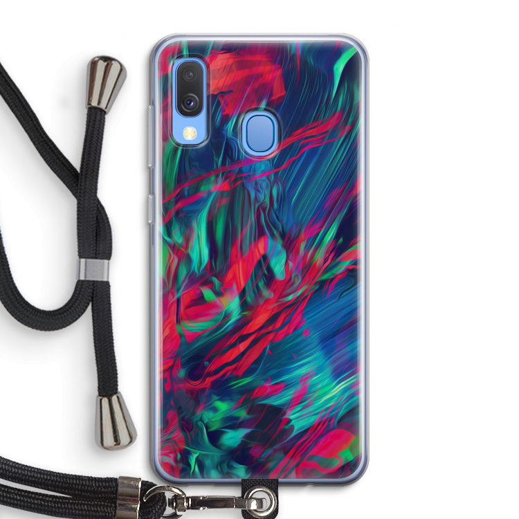 Pilgrims Of The Sea: Samsung Galaxy A40 Transparant Hoesje met koord