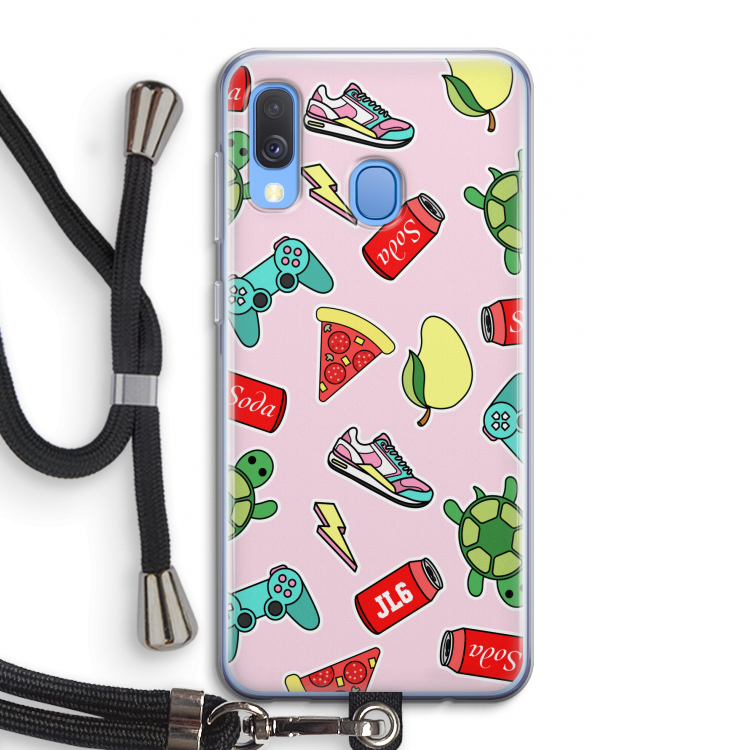 Things Jamie Loves: Samsung Galaxy A40 Transparant Hoesje met koord