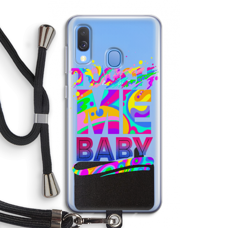 Touch Me: Samsung Galaxy A40 Transparant Hoesje met koord