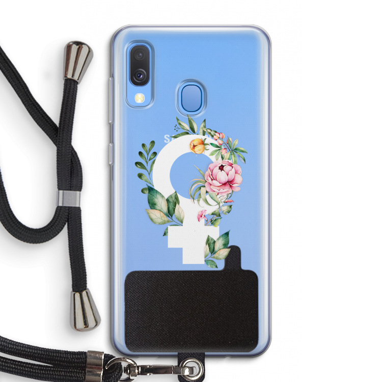 Venus: Samsung Galaxy A40 Transparant Hoesje met koord