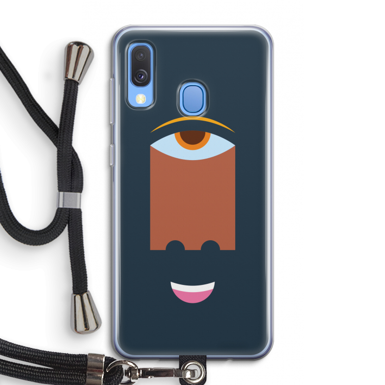 Mono M: Samsung Galaxy A40 Transparant Hoesje met koord