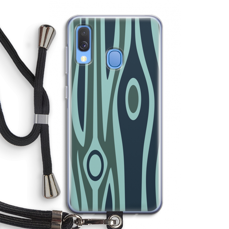 Bast B: Samsung Galaxy A40 Transparant Hoesje met koord