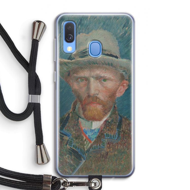 Van Gogh: Samsung Galaxy A40 Transparant Hoesje met koord