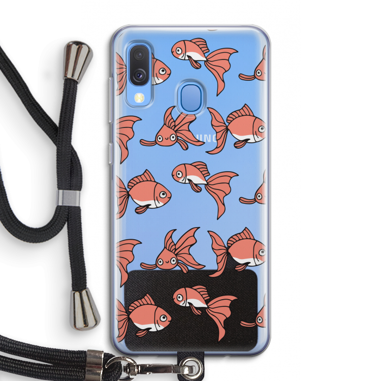 Blub: Samsung Galaxy A40 Transparant Hoesje met koord