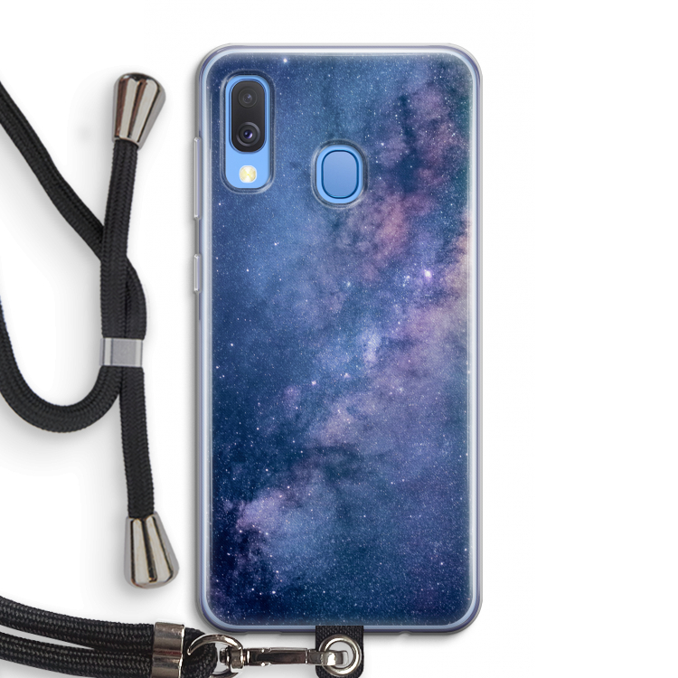 Nebula: Samsung Galaxy A40 Transparant Hoesje met koord