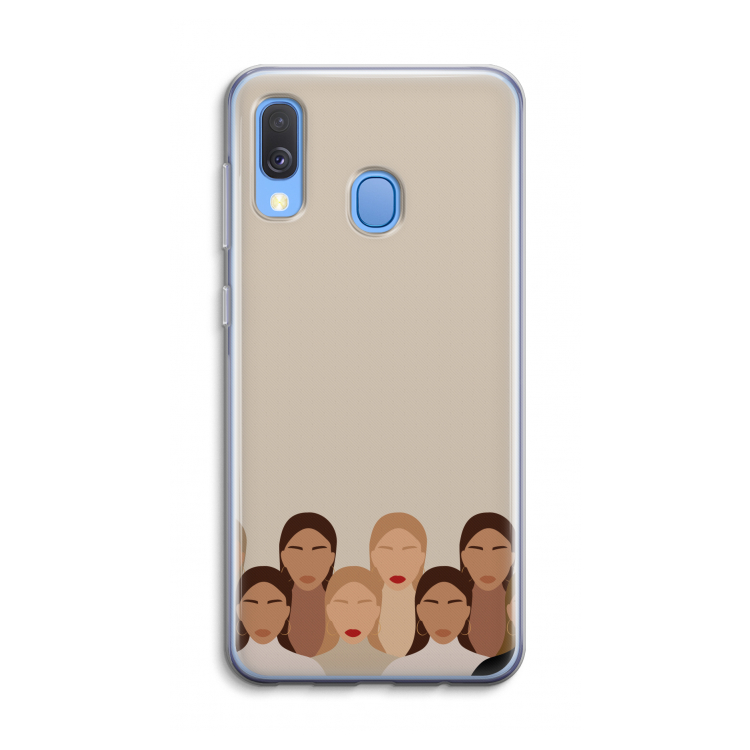 Girls girls girls: Samsung Galaxy A40 Transparant Hoesje