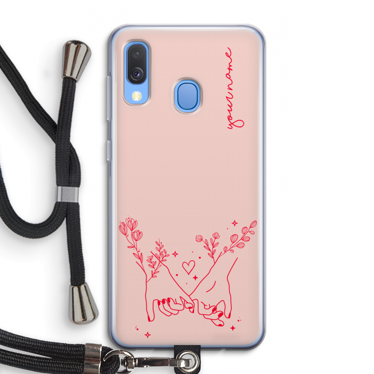 Best Friends: Samsung Galaxy A40 Transparant Hoesje met koord