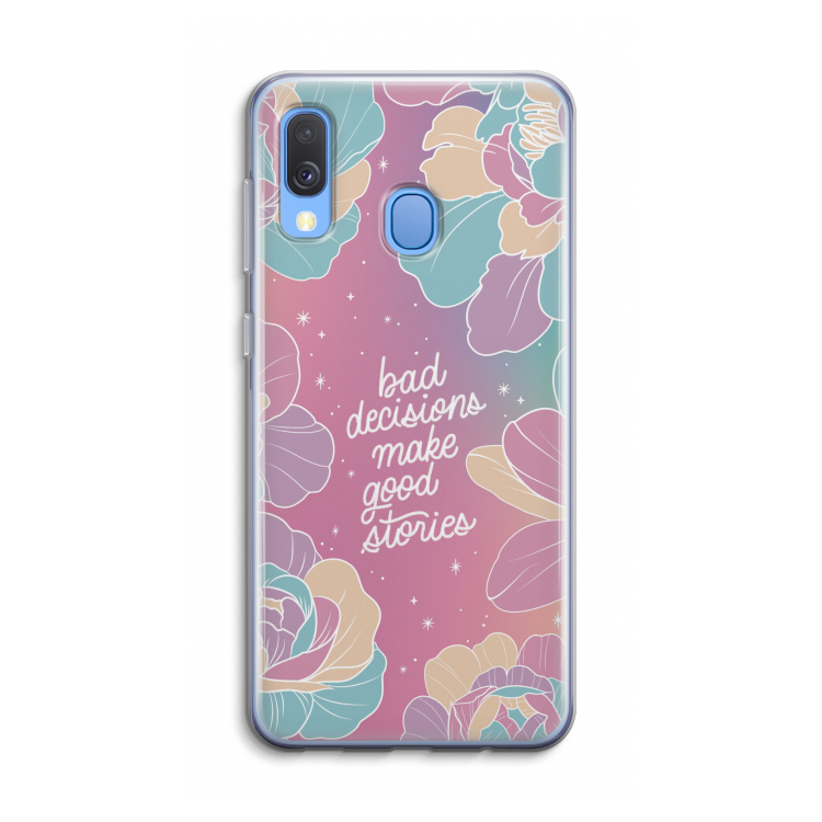Good stories: Samsung Galaxy A40 Transparant Hoesje
