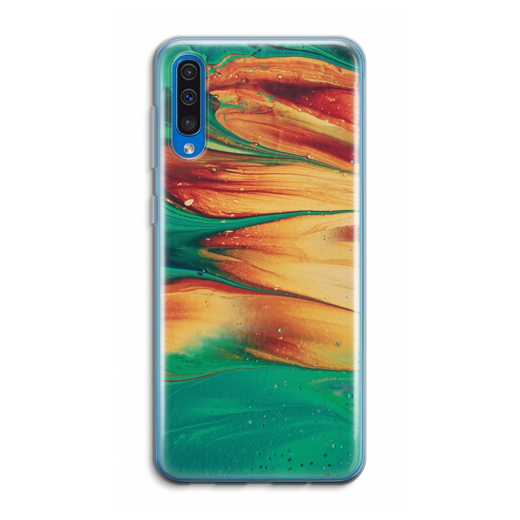 Green Inferno: Samsung Galaxy A50 Transparant Hoesje