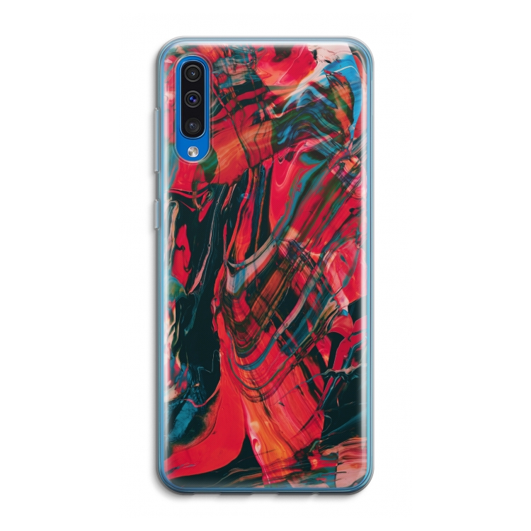 Endless Descent: Samsung Galaxy A50 Transparant Hoesje