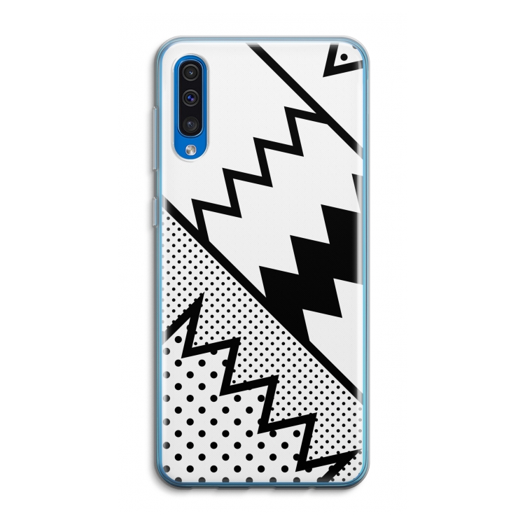 Pop Art #5: Samsung Galaxy A50 Transparant Hoesje