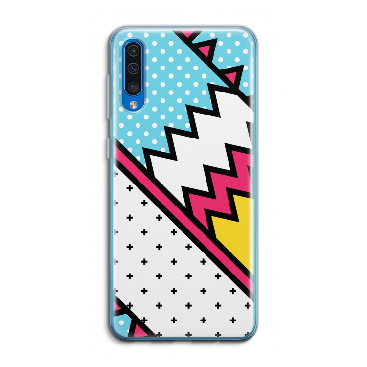 Pop Art #2: Samsung Galaxy A50 Transparant Hoesje