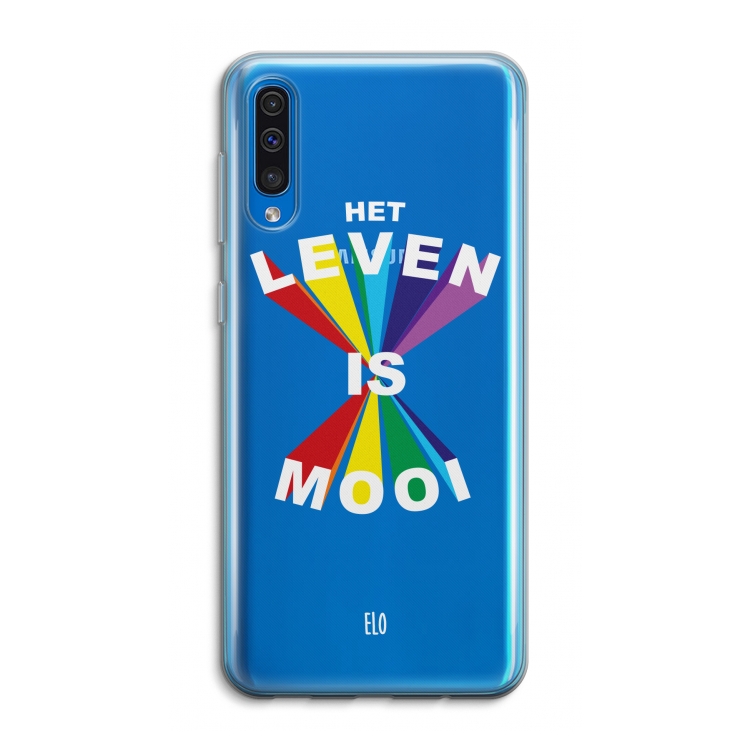 Het Leven Is Mooi: Samsung Galaxy A50 Transparant Hoesje
