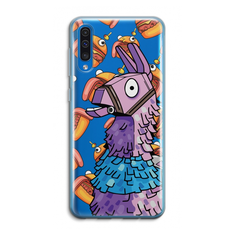 Loot Burger: Samsung Galaxy A50 Transparant Hoesje