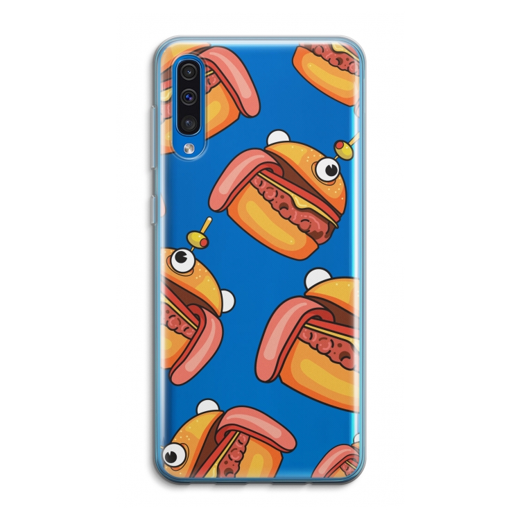 Hamburger: Samsung Galaxy A50 Transparant Hoesje