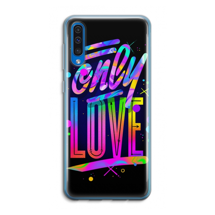 Only Love: Samsung Galaxy A50 Transparant Hoesje