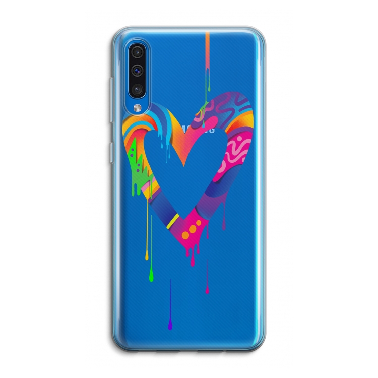 Melts My Heart: Samsung Galaxy A50 Transparant Hoesje
