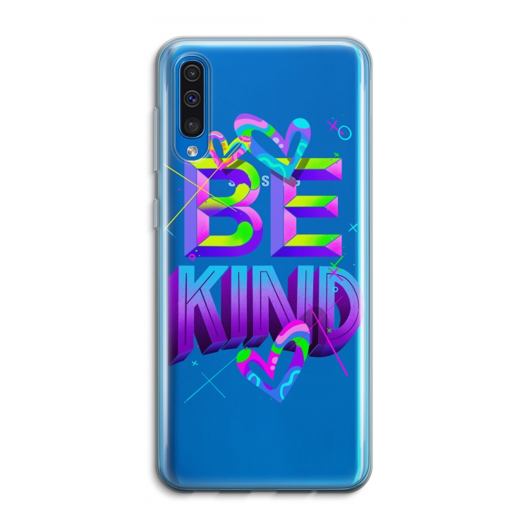 Be Kind: Samsung Galaxy A50 Transparant Hoesje