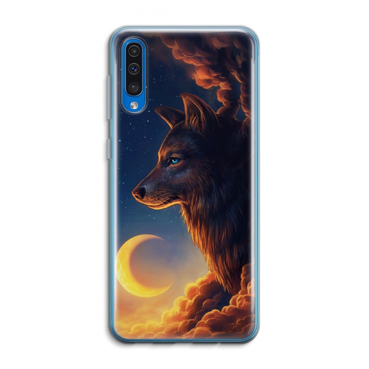 Night Guardian: Samsung Galaxy A50 Transparant Hoesje