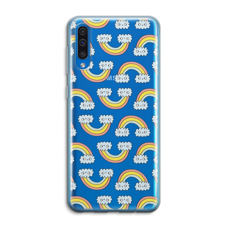 Regenboog: Samsung Galaxy A50 Transparant Hoesje
