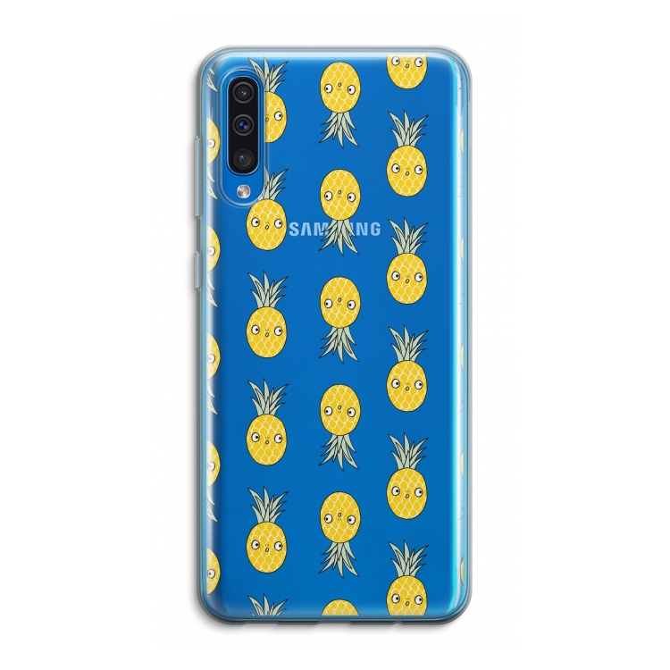 Ananas: Samsung Galaxy A50 Transparant Hoesje