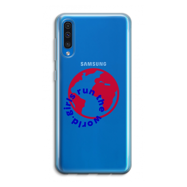 Run The World: Samsung Galaxy A50 Transparant Hoesje