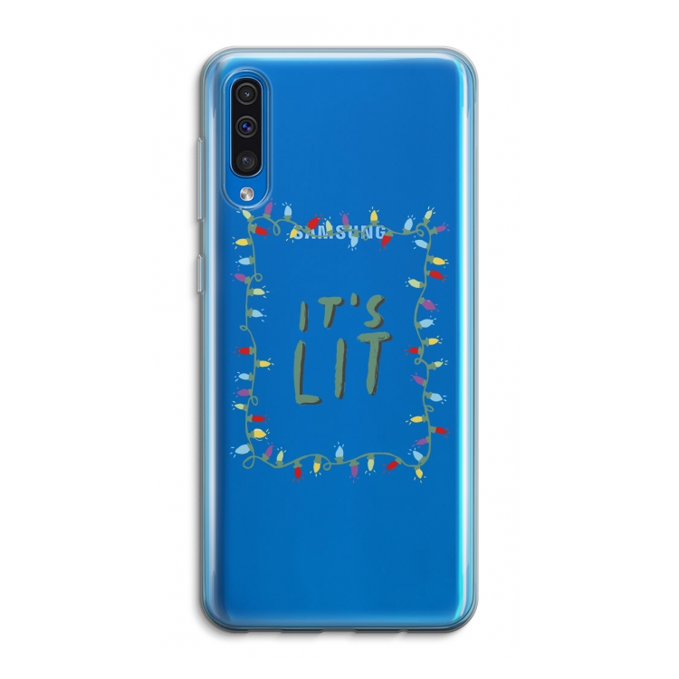It's Lit: Samsung Galaxy A50 Transparant Hoesje
