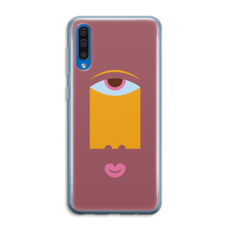 Mono V: Samsung Galaxy A50 Transparant Hoesje