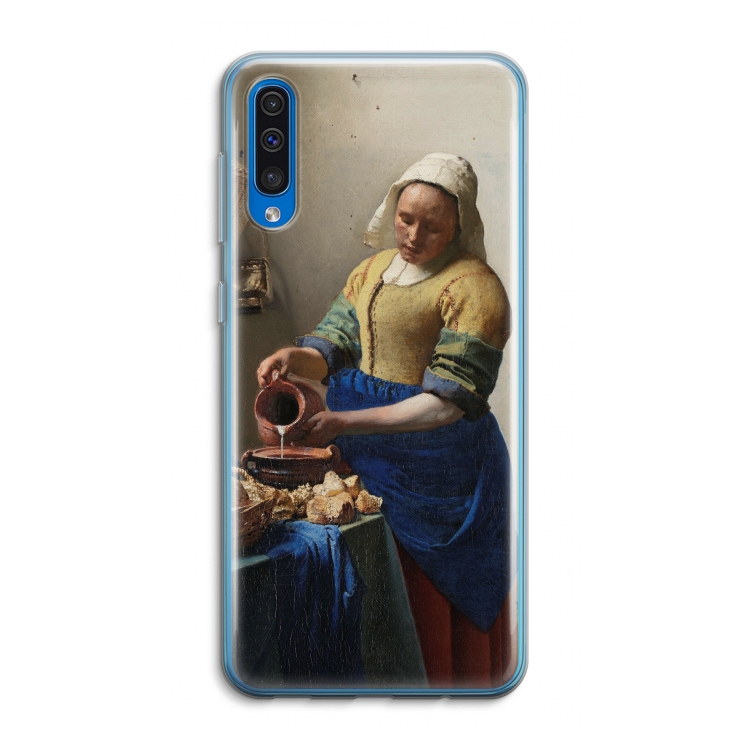 The Milkmaid: Samsung Galaxy A50 Transparant Hoesje