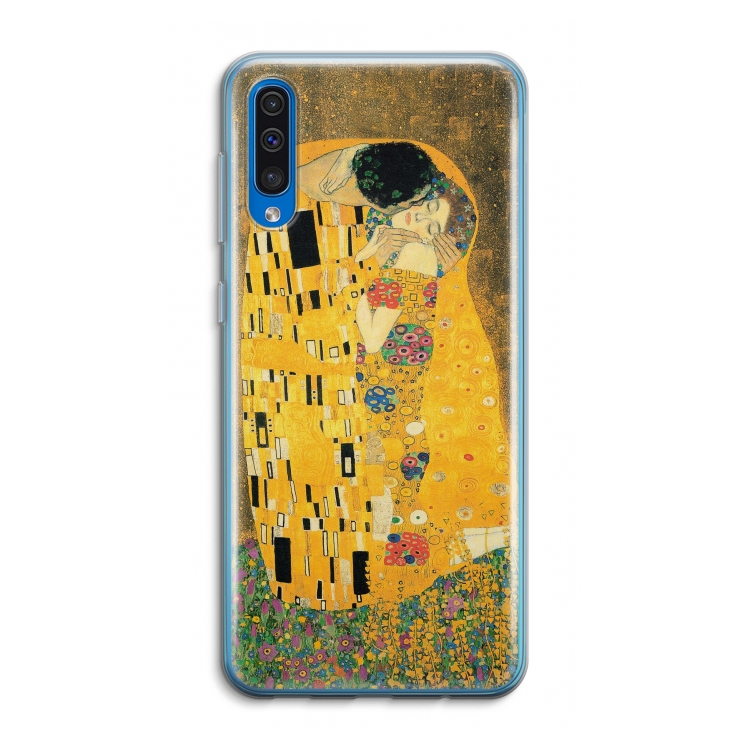 Der Kuss: Samsung Galaxy A50 Transparant Hoesje