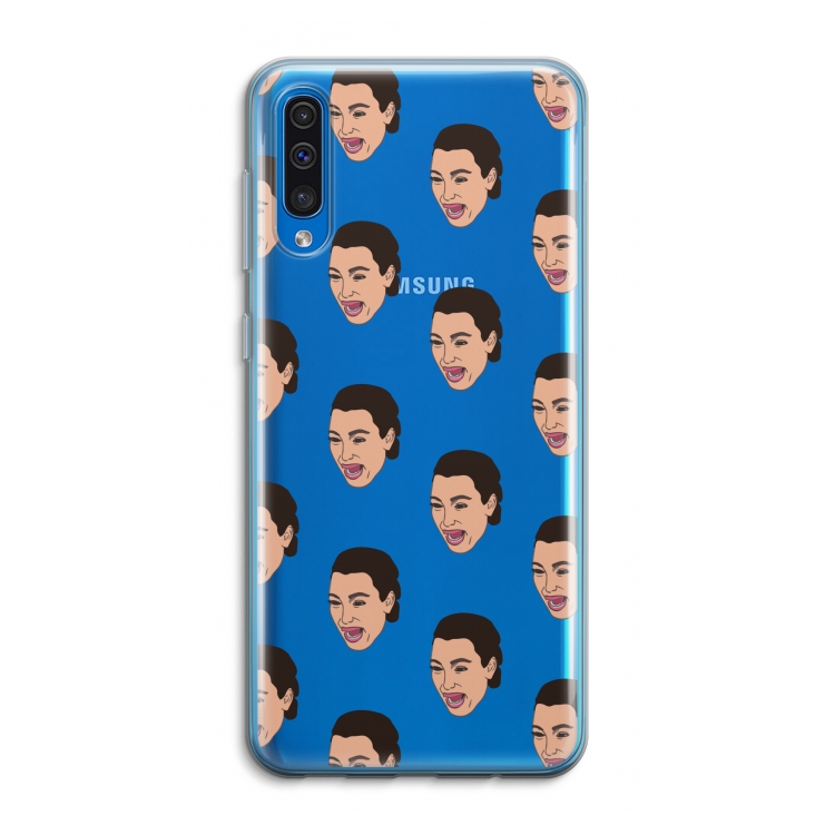 Ugly Cry Call: Samsung Galaxy A50 Transparant Hoesje