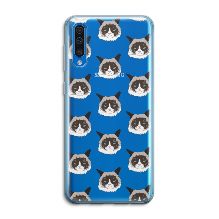 It's a Purrr Case: Samsung Galaxy A50 Transparant Hoesje