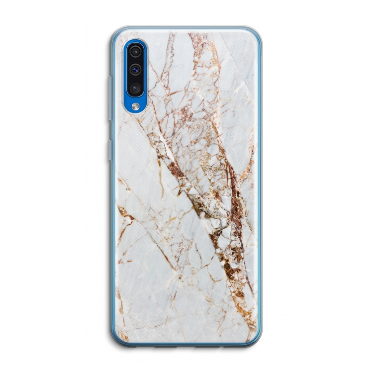Goud marmer: Samsung Galaxy A50 Transparant Hoesje