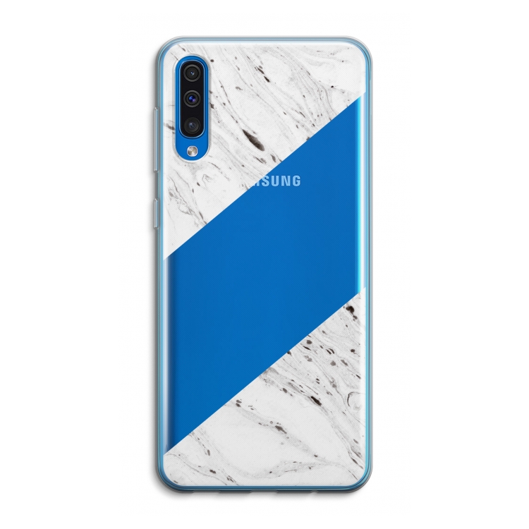 Biggest stripe: Samsung Galaxy A50 Transparant Hoesje