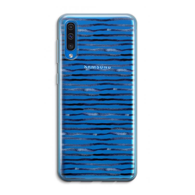 Verrassende lijnen: Samsung Galaxy A50 Transparant Hoesje