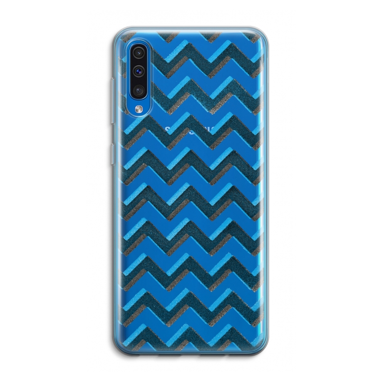 Onderbroken lijn: Samsung Galaxy A50 Transparant Hoesje